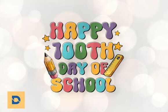 100th Day of School Cute Back School PNG