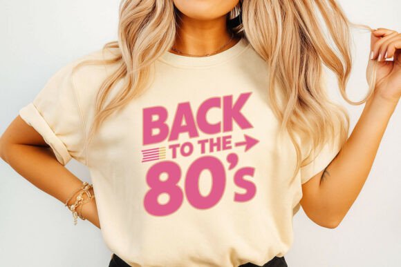 Back to the 80s Retro Design Graphics