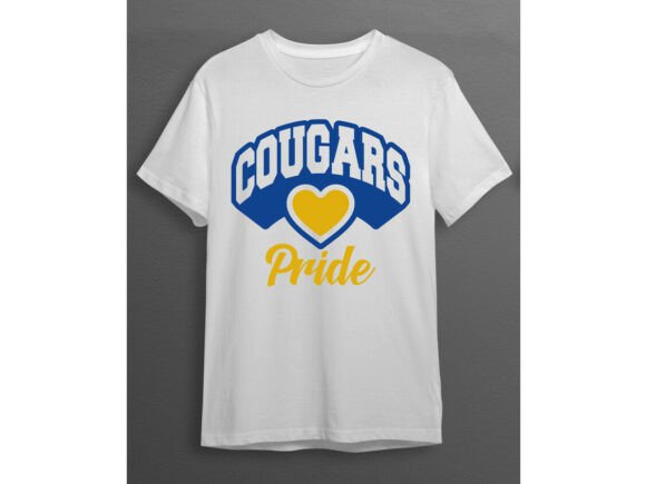 Cougars PRIDE Love Vector Graphics