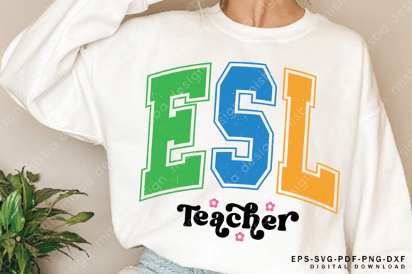 ESL Teacher Svg Png, Teacher Svg Png