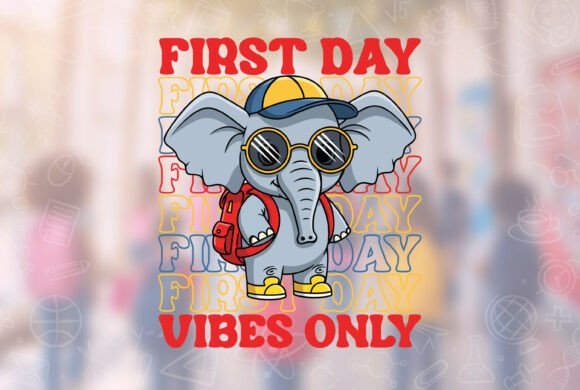 First Day Vibes Only T Shirt Design Graphics