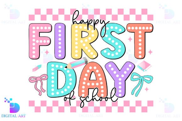 Happy First Day of School PNG, Back to Graphics