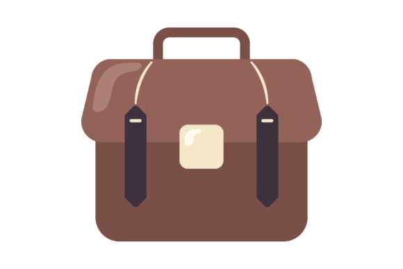 Leather Satchel Bag Graphics for Crafts