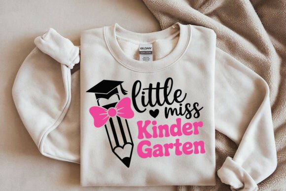 Little Miss Kindergarten PNG SVG