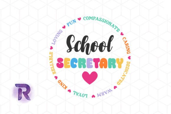 School Back to Secretary Sublimation PNG