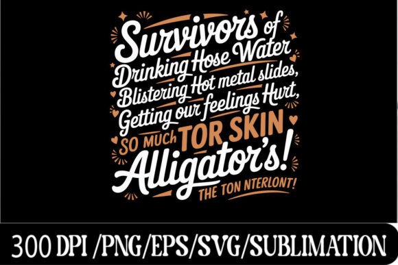 Survivors of Childhood Fun SVG Design