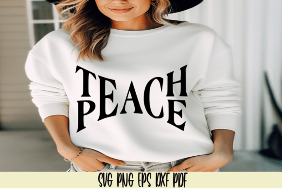 Teach Peace: Graphics for Crafts and Creative Projects