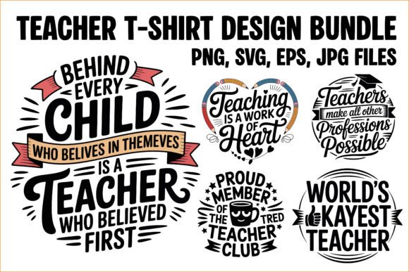Teacher Appreciation Shirt Design Graphics