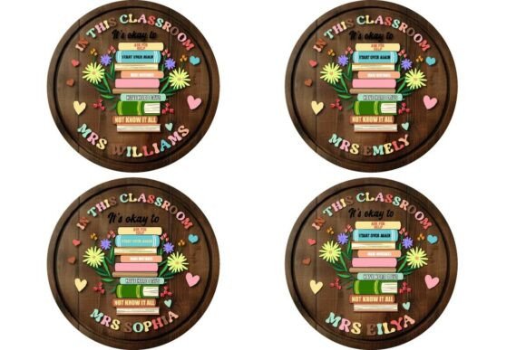 Teacher Classroom Welcome Sign Cut File