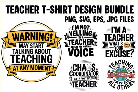 Teaching is a Work of Heart – T-Shirt Graphics