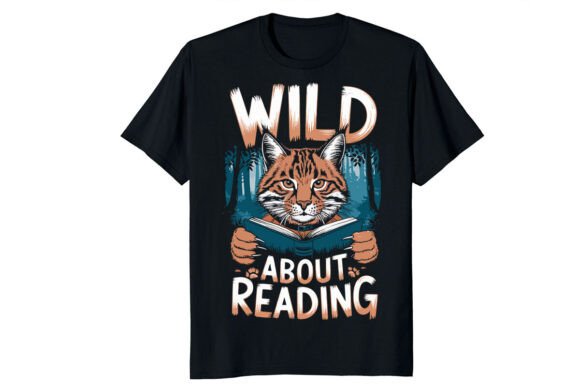 Wild About Reading: Graphics for T-Shirt Designs